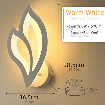 LED wall lamp indoor lighting living room study bedroom bedside living room home decoration lighting corridor aisle wall lamp