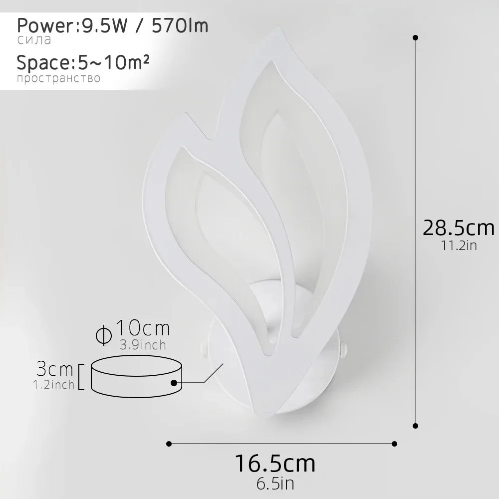 LED wall lamp indoor lighting living room study bedroom bedside living room home decoration lighting corridor aisle wall lamp