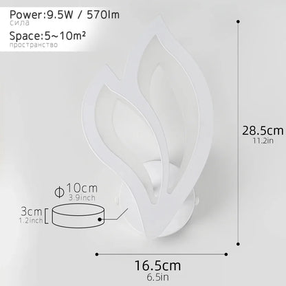 LED wall lamp indoor lighting living room study bedroom bedside living room home decoration lighting corridor aisle wall lamp